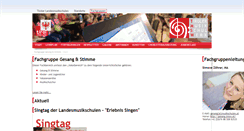 Desktop Screenshot of gesang.tmsw.at